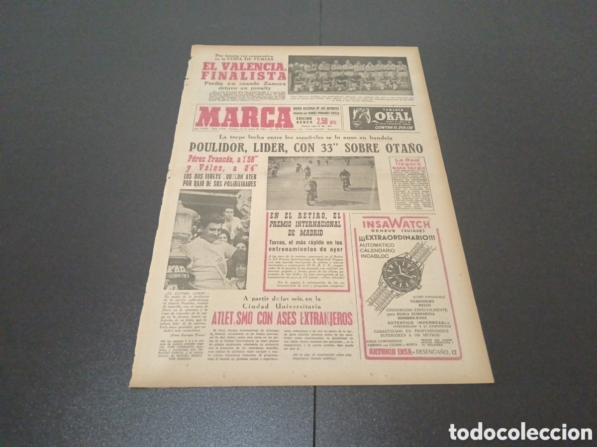 Coleccionismo deportivo: MARCA 15/05/1964 - Foto 1