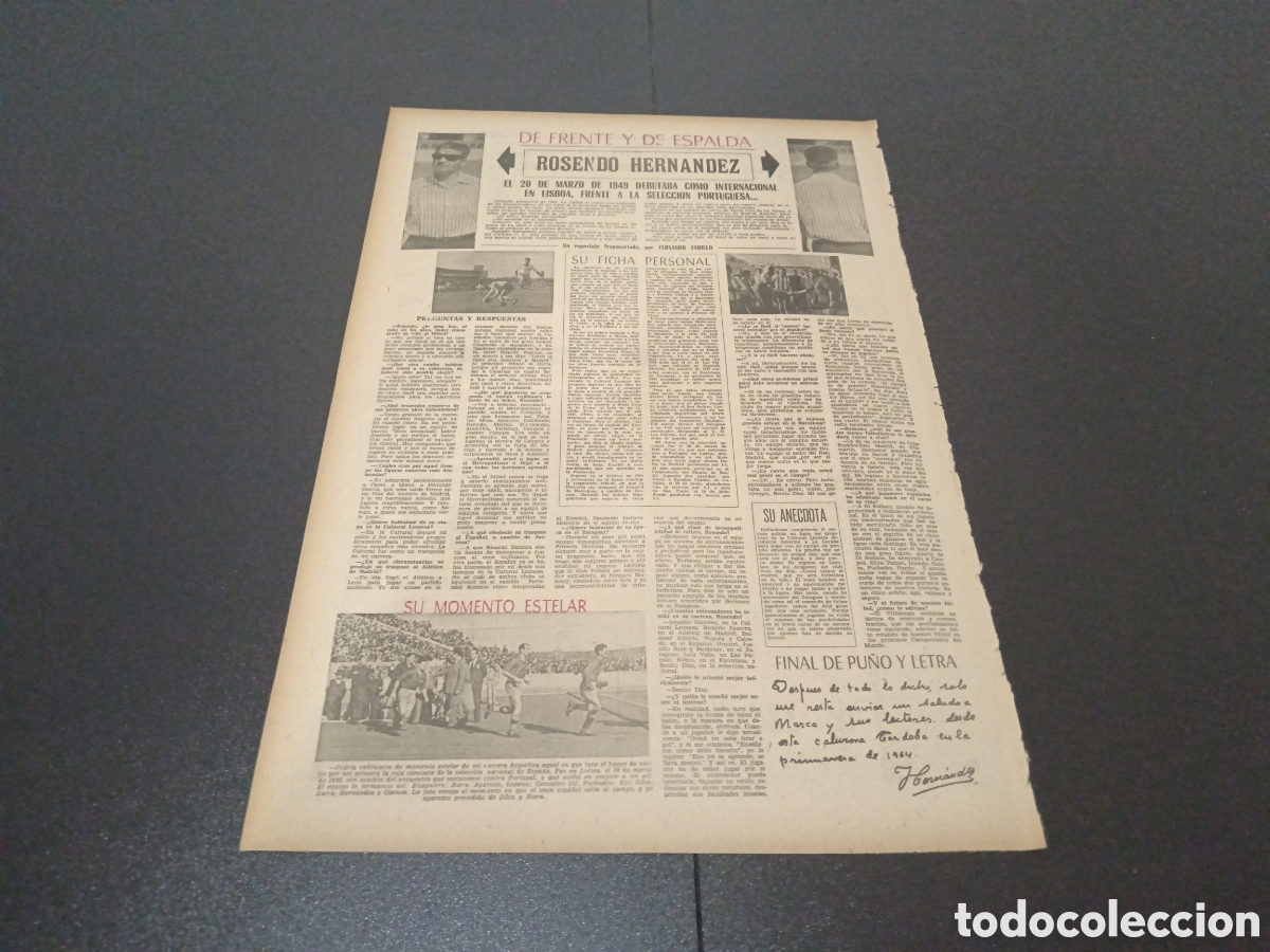 Coleccionismo deportivo: MARCA 17/05/1964 - Foto 4