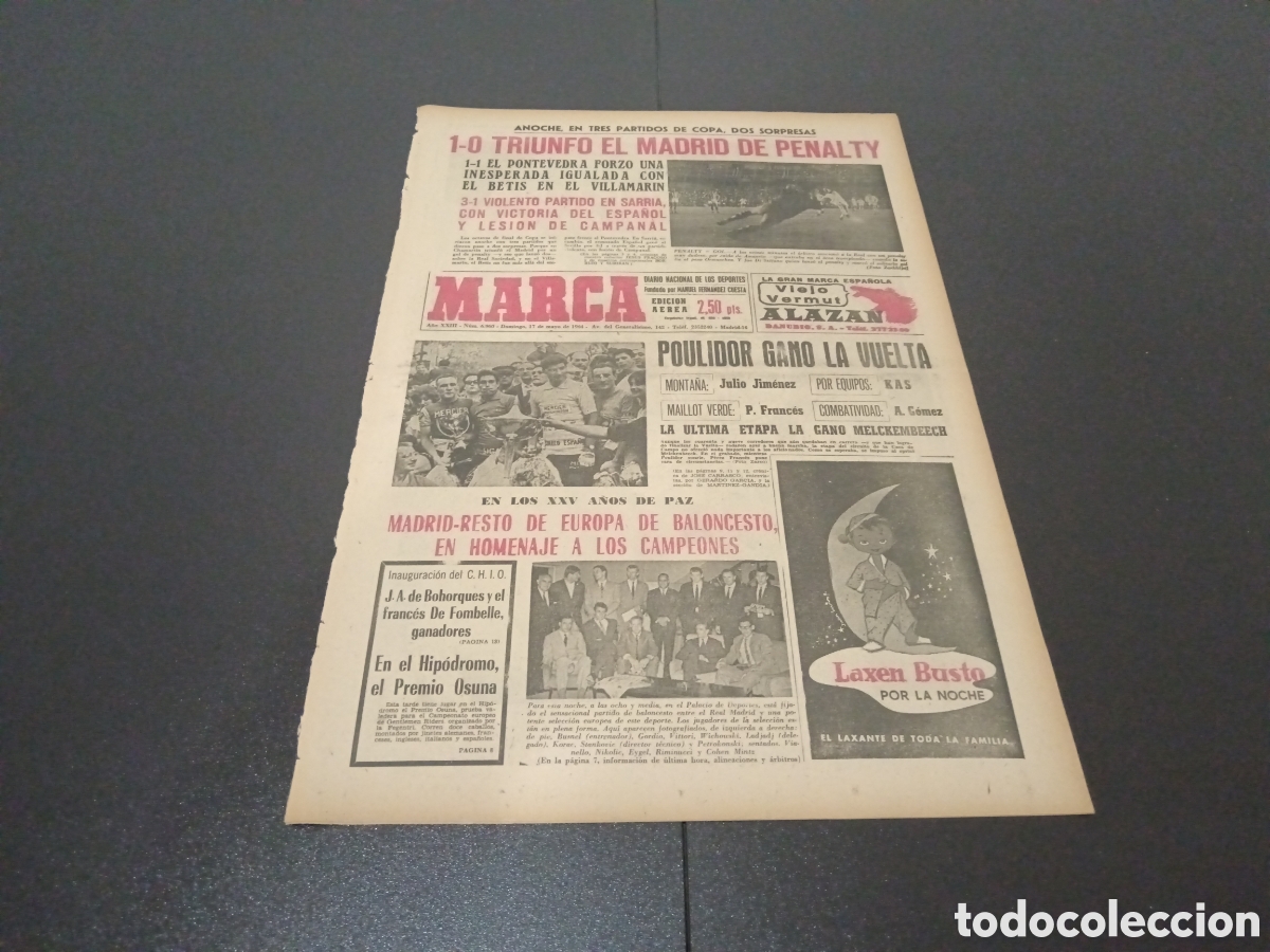 Coleccionismo deportivo: MARCA 17/05/1964 - Foto 1