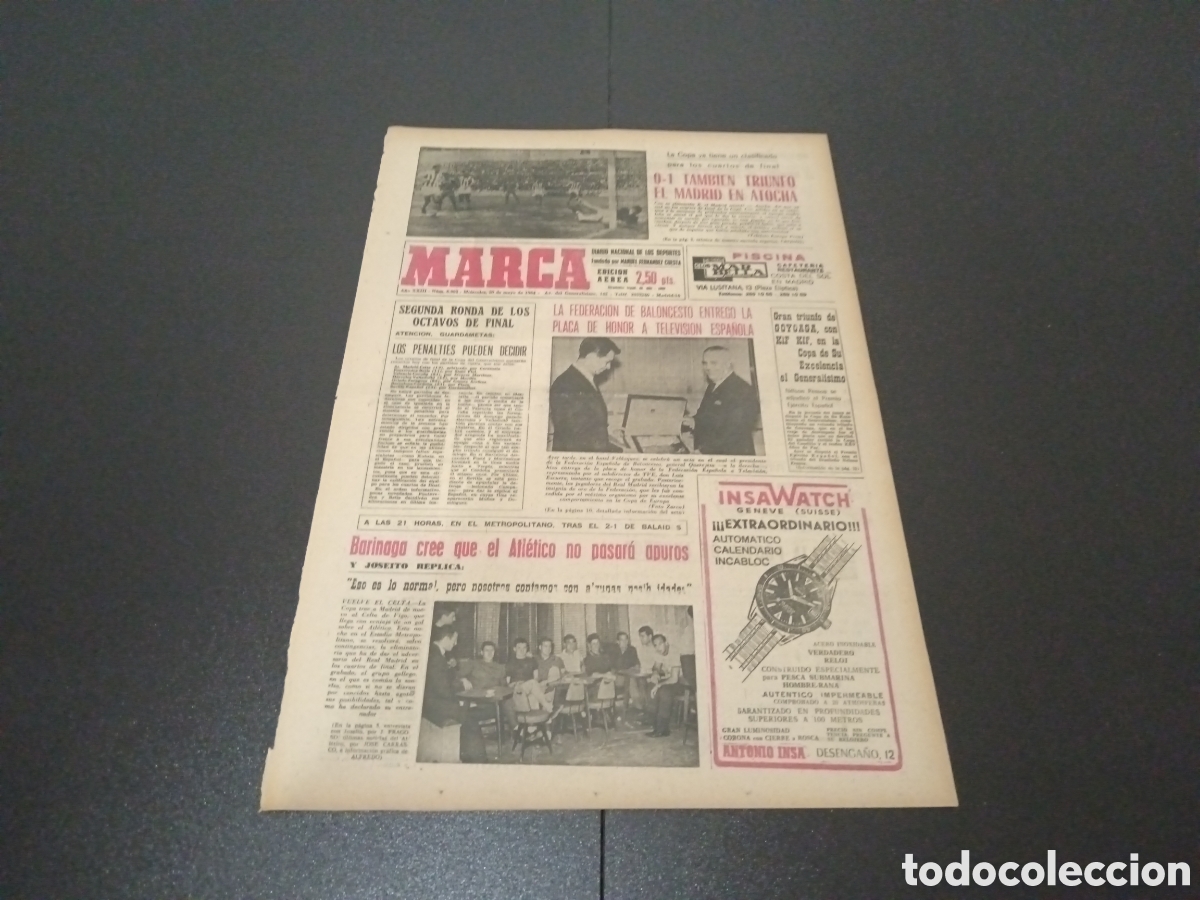 Coleccionismo deportivo: MARCA 20/05/1964 - Foto 1