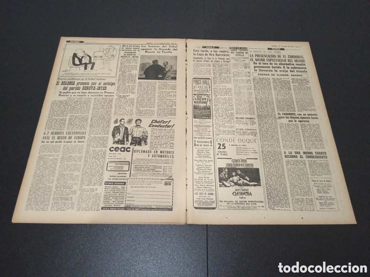 Coleccionismo deportivo: MARCA 21/05/1964 - Foto 5