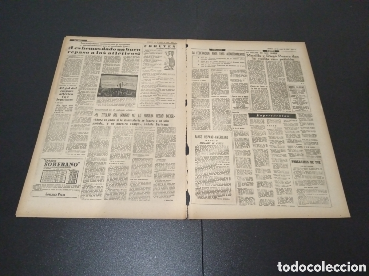 Coleccionismo deportivo: MARCA 24/05/1964 - Foto 3