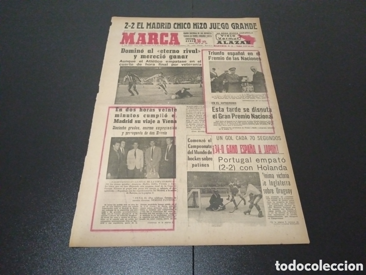 Coleccionismo deportivo: MARCA 24/05/1964 - Foto 1