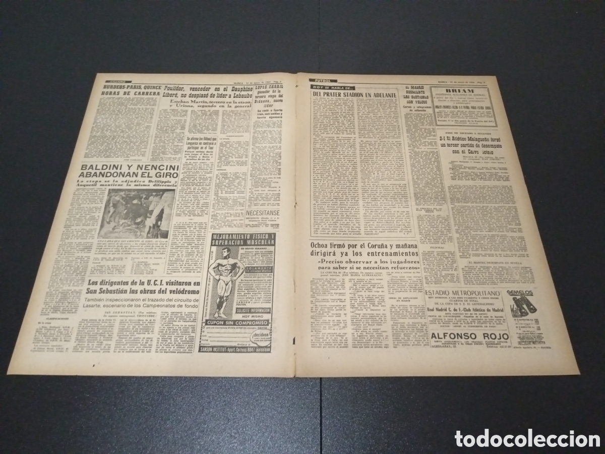 Coleccionismo deportivo: MARCA 31/05/1964 - Foto 2