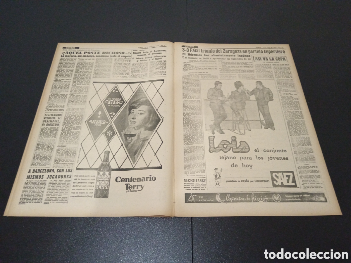 Coleccionismo deportivo: MARCA 01/06/1964 - Foto 3