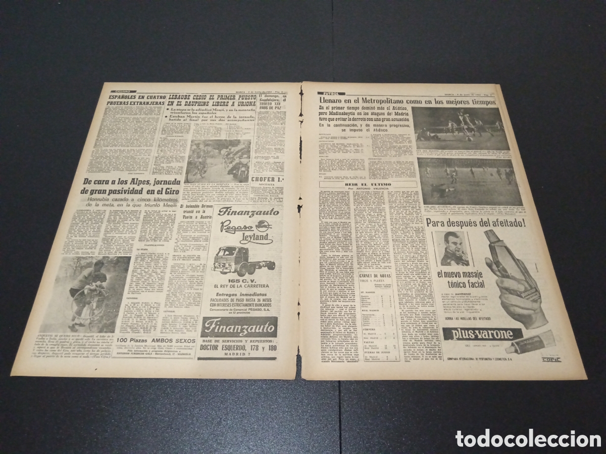 Coleccionismo deportivo: MARCA 04/06/1964 - Foto 2