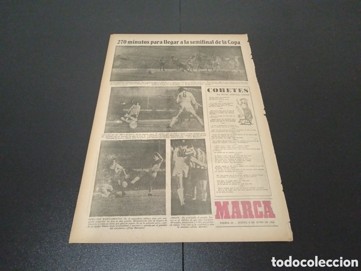 Coleccionismo deportivo: MARCA 04/06/1964 - Foto 4