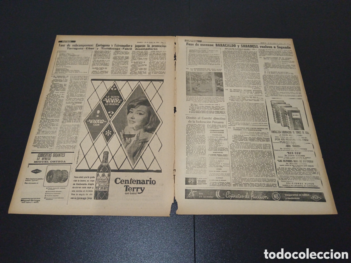 Coleccionismo deportivo: MARCA 15/06/1964 - Foto 3