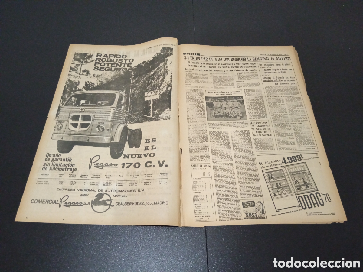 Coleccionismo deportivo: MARCA 29/06/1964 - Foto 2