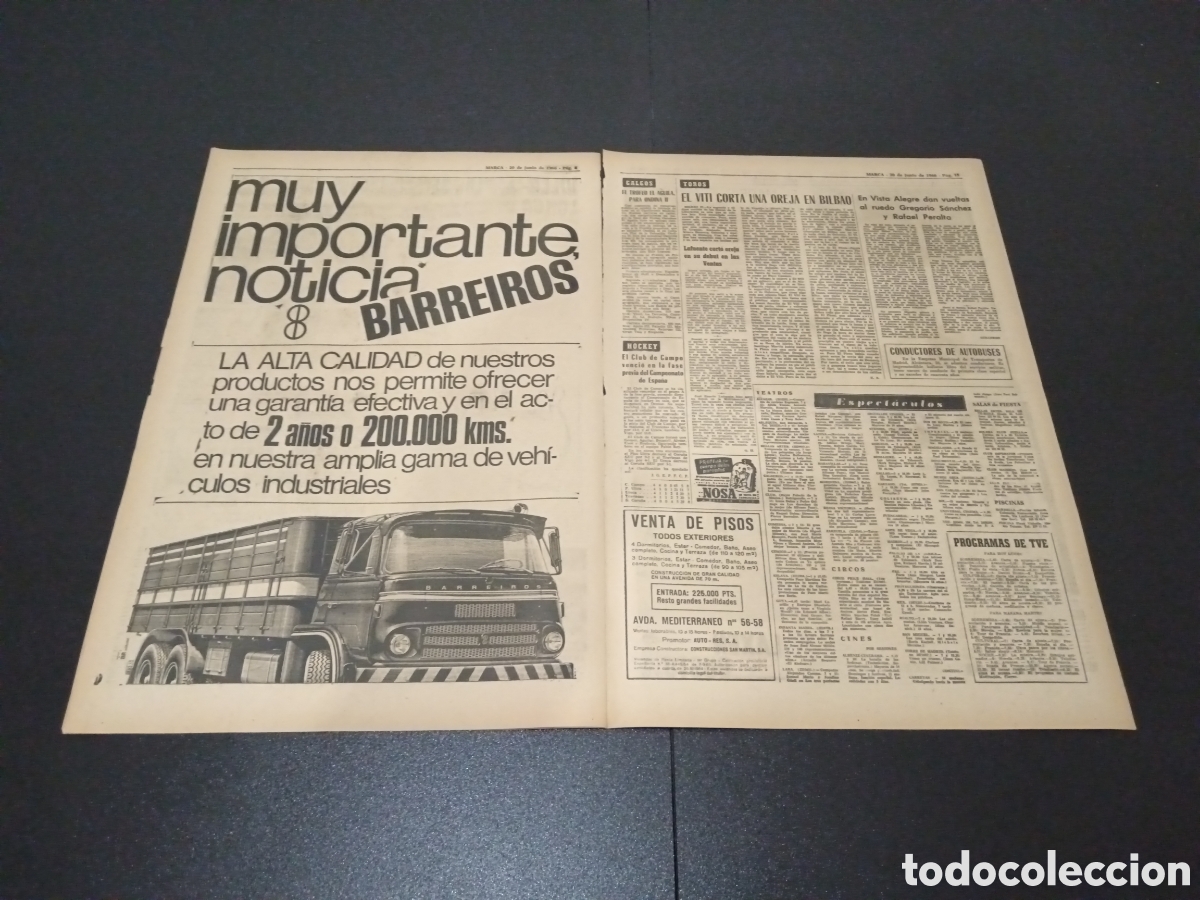Coleccionismo deportivo: MARCA 20/06/1966 - Foto 3