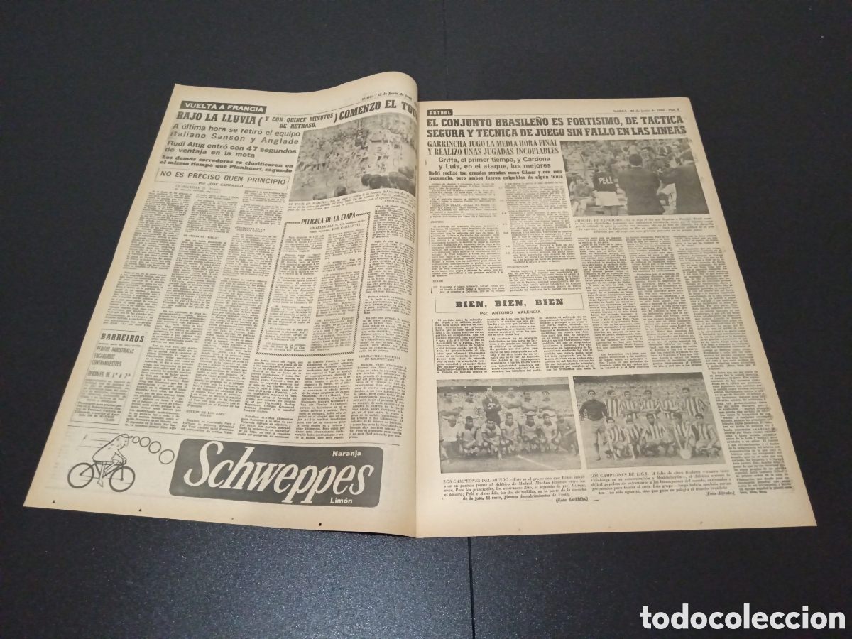 Coleccionismo deportivo: MARCA 22/06/1966 - Foto 2