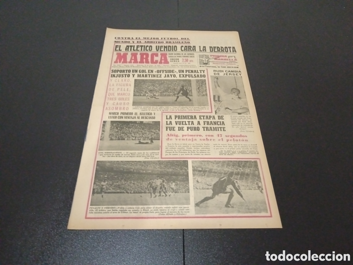 Coleccionismo deportivo: MARCA 22/06/1966 - Foto 1