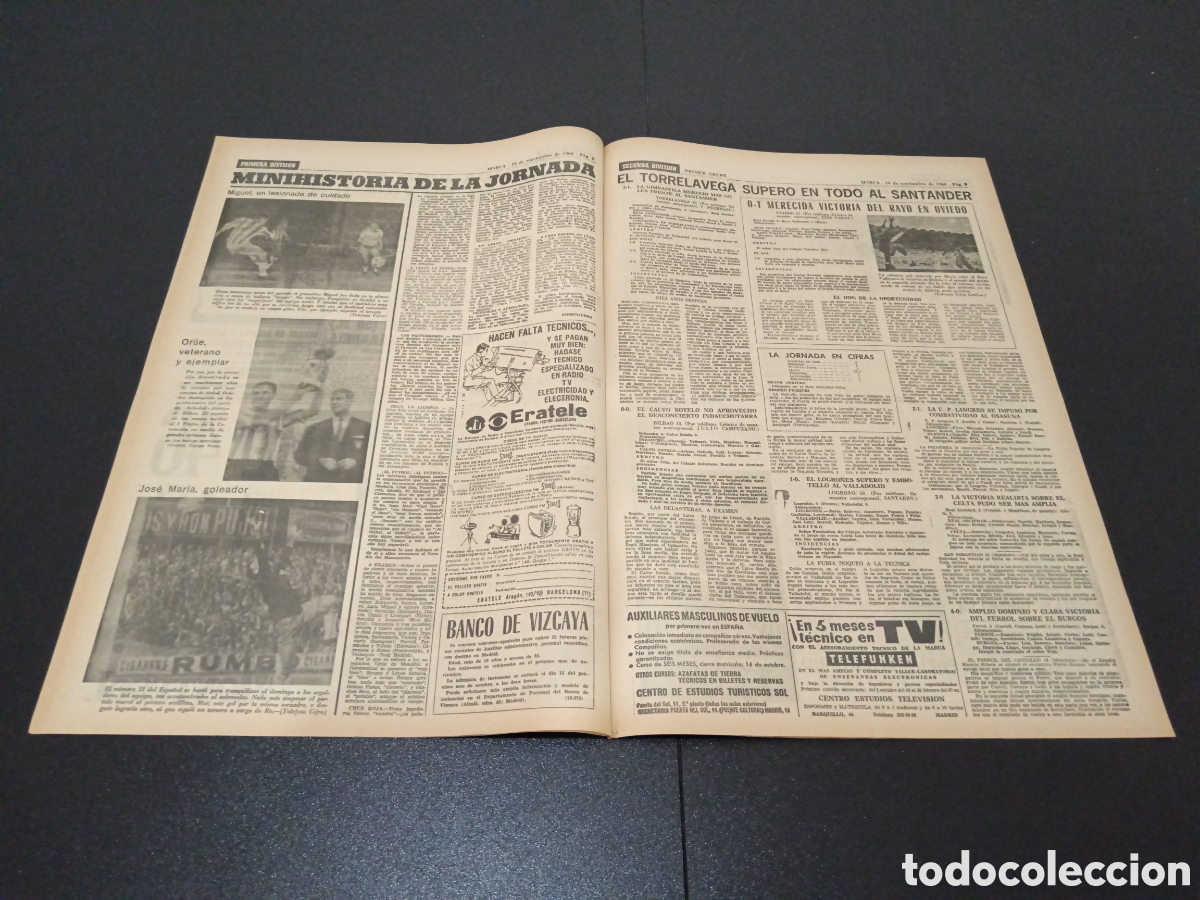 Coleccionismo deportivo: MARCA 19/09/1966 - Foto 5