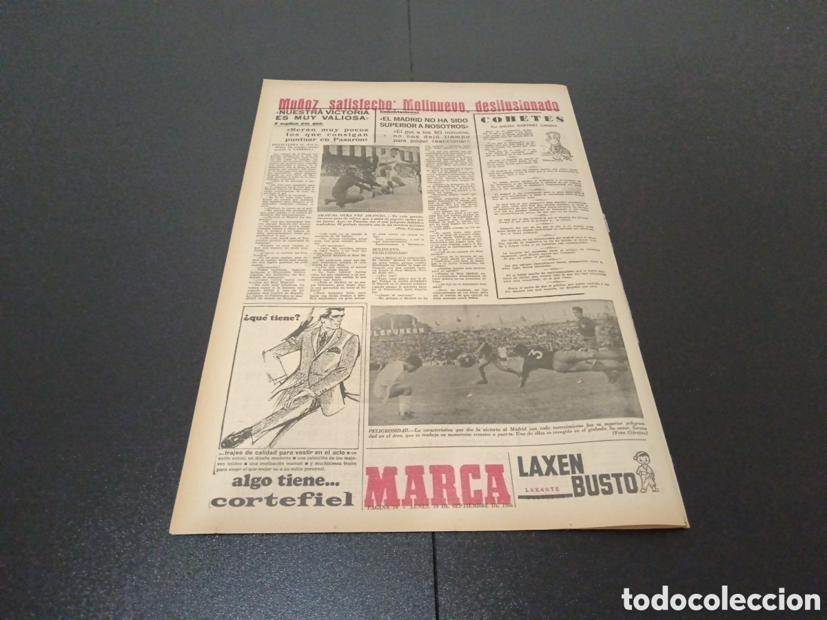 Coleccionismo deportivo: MARCA 19/09/1966 - Foto 8