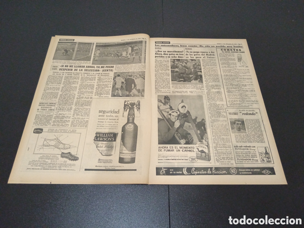 Coleccionismo deportivo: MARCA 05/12/1966 - Foto 3