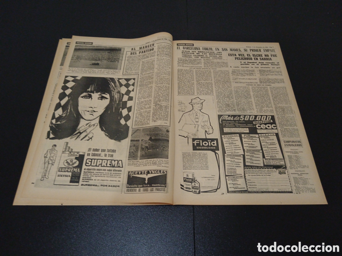 Coleccionismo deportivo: MARCA 05/12/1966 - Foto 4