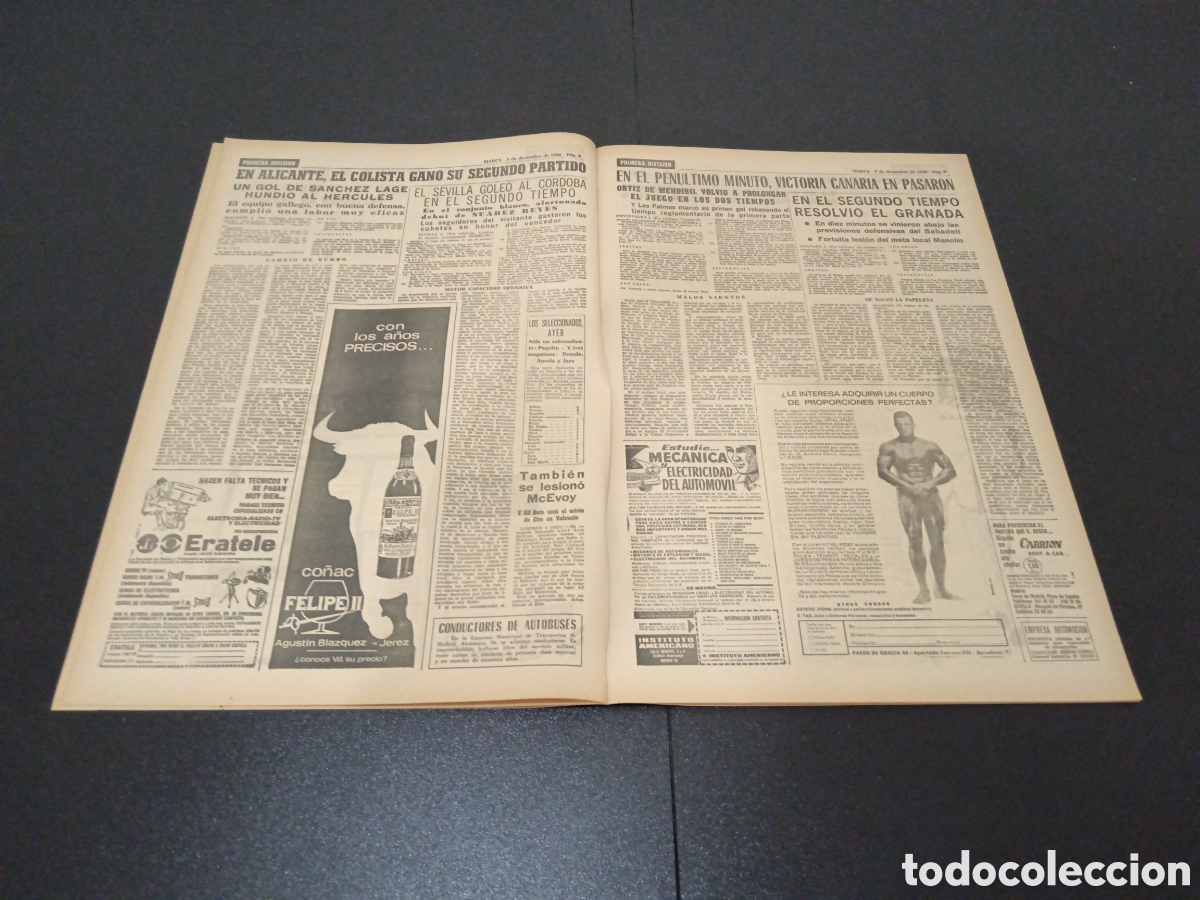 Coleccionismo deportivo: MARCA 05/12/1966 - Foto 5