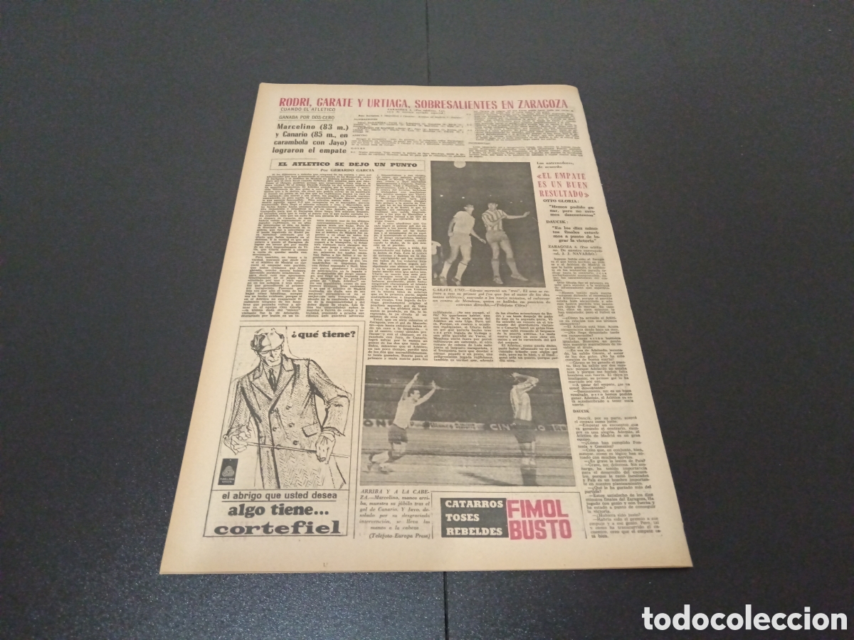 Coleccionismo deportivo: MARCA 05/12/1966 - Foto 8