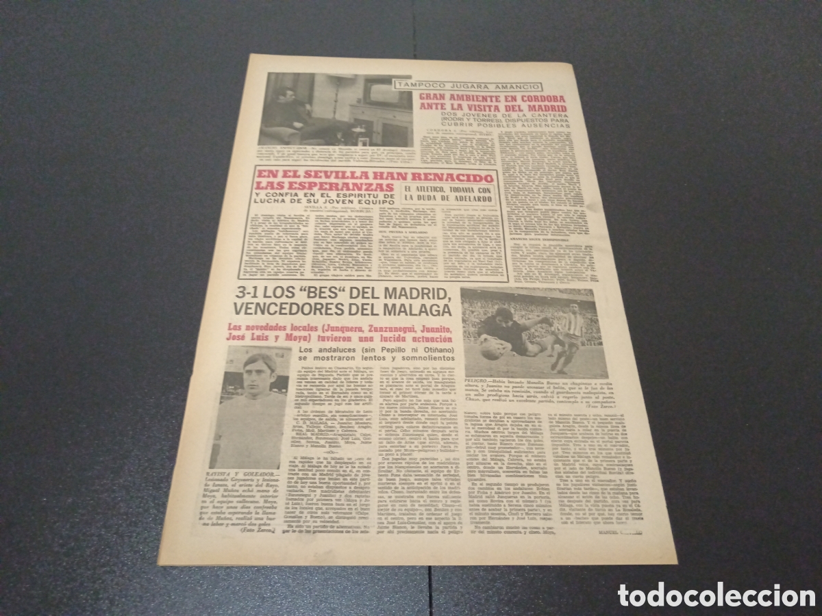 Coleccionismo deportivo: MARCA 09/12/1966 - Foto 4