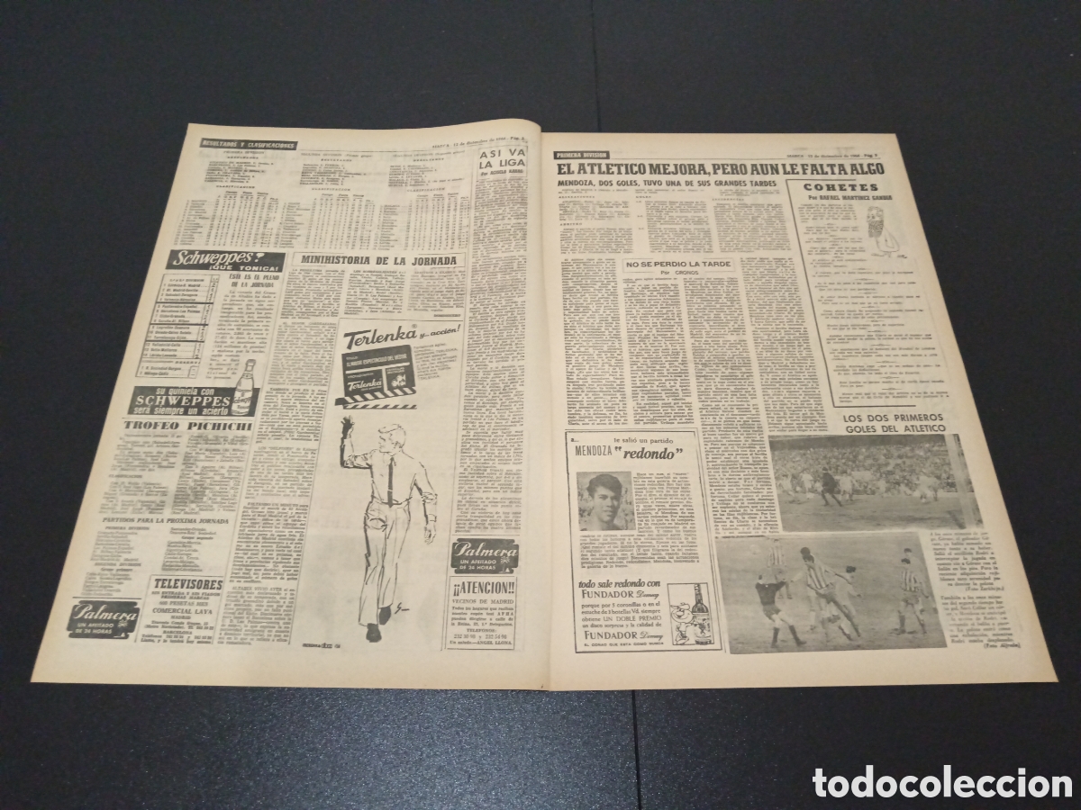 Coleccionismo deportivo: MARCA 12/12/1966 - Foto 2