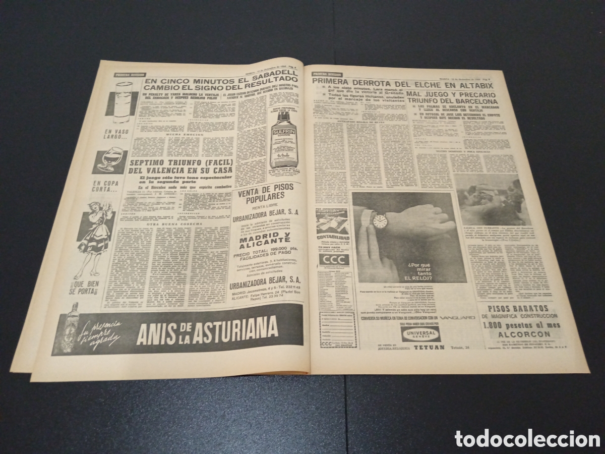 Coleccionismo deportivo: MARCA 12/12/1966 - Foto 4