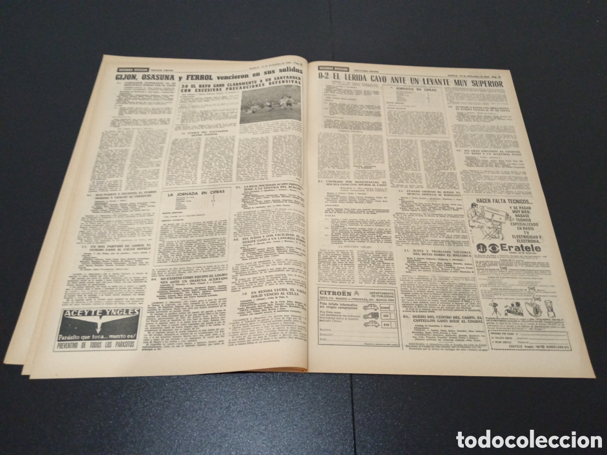 Coleccionismo deportivo: MARCA 12/12/1966 - Foto 5