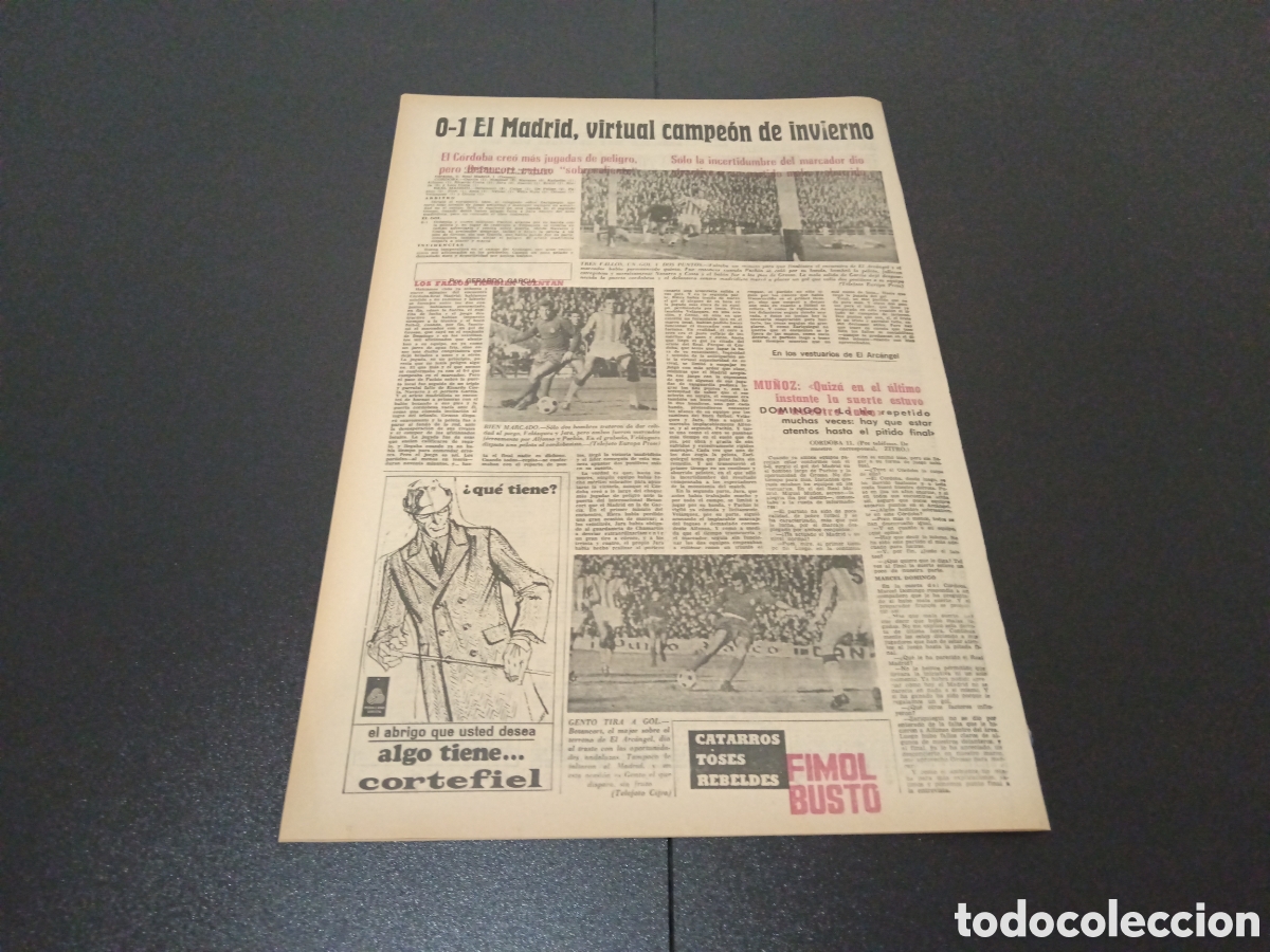 Coleccionismo deportivo: MARCA 12/12/1966 - Foto 7