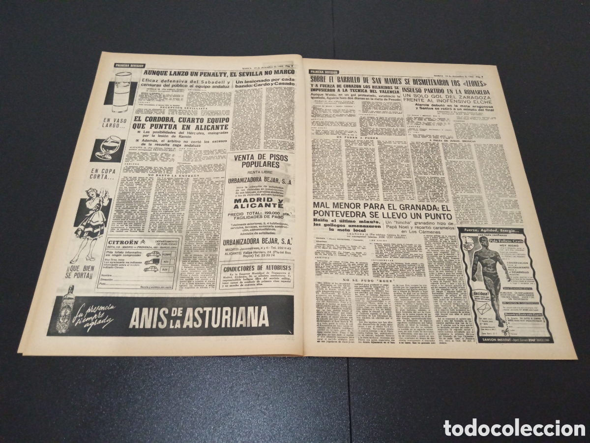 Coleccionismo deportivo: MARCA 19/12/1966 - Foto 5