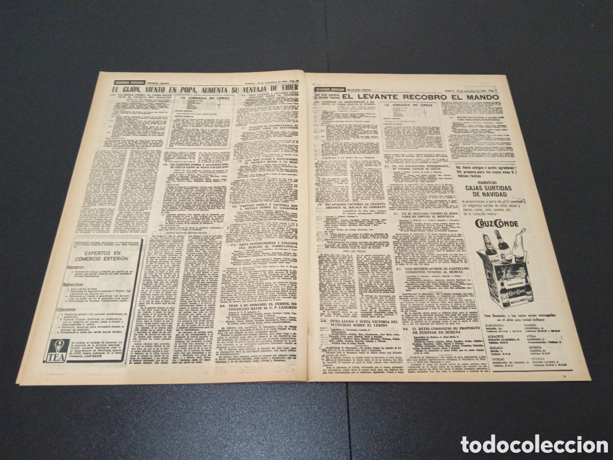 Coleccionismo deportivo: MARCA 19/12/1966 - Foto 6