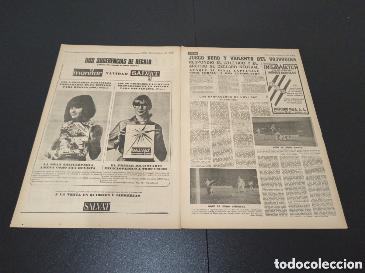 Coleccionismo deportivo: MARCA 22/12/1966 - Foto 2