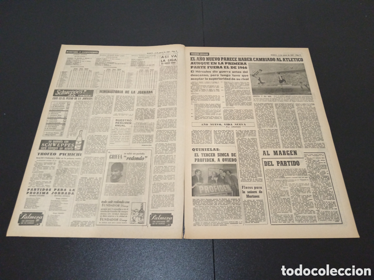 Coleccionismo deportivo: MARCA 02/01/1967 - Foto 2