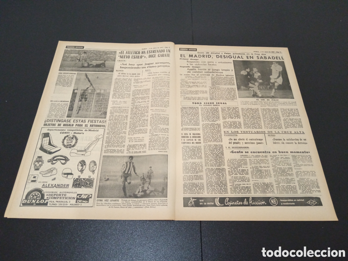 Coleccionismo deportivo: MARCA 02/01/1967 - Foto 3