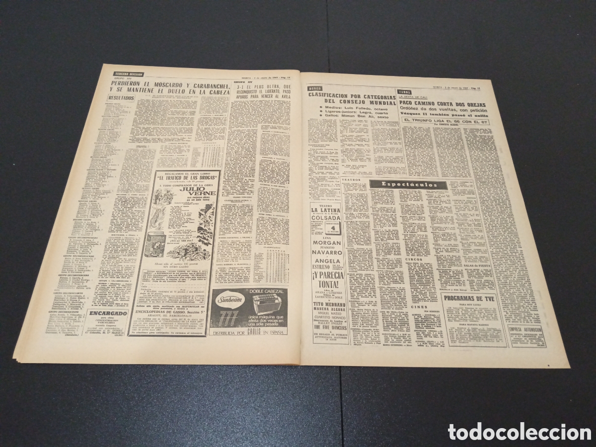 Coleccionismo deportivo: MARCA 02/01/1967 - Foto 7