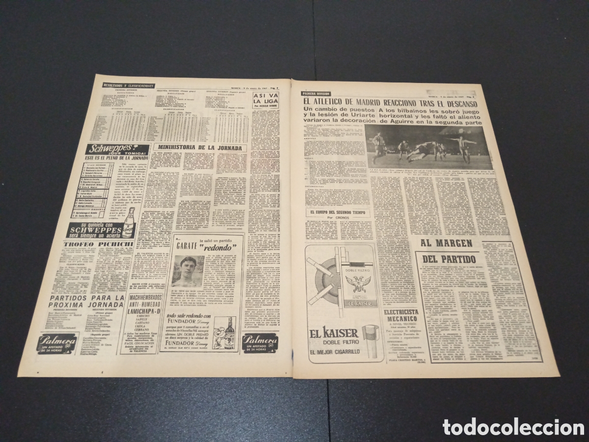 Coleccionismo deportivo: MARCA 09/01/1967 - Foto 2