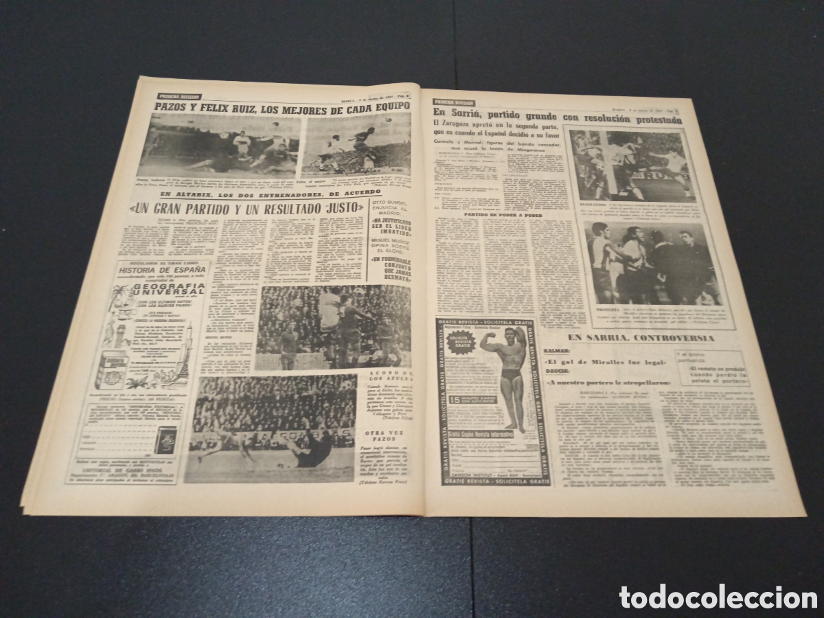 Coleccionismo deportivo: MARCA 09/01/1967 - Foto 4
