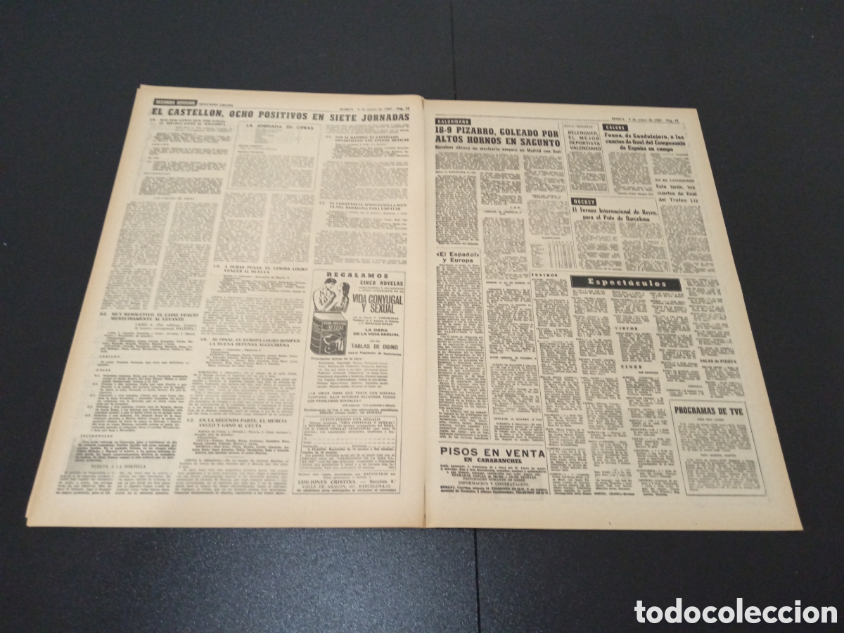 Coleccionismo deportivo: MARCA 09/01/1967 - Foto 7