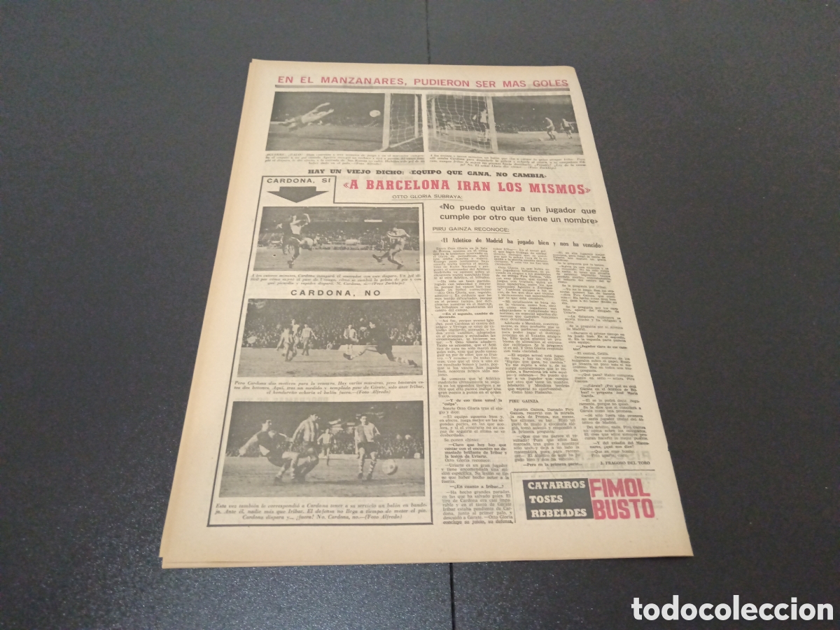 Coleccionismo deportivo: MARCA 09/01/1967 - Foto 8