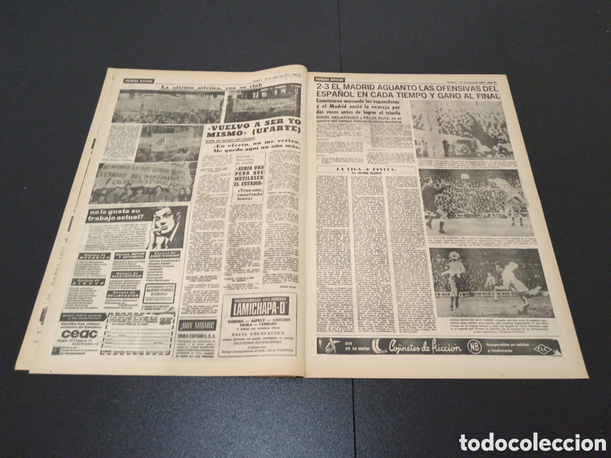 Coleccionismo deportivo: MARCA 23/01/1967 - Foto 3