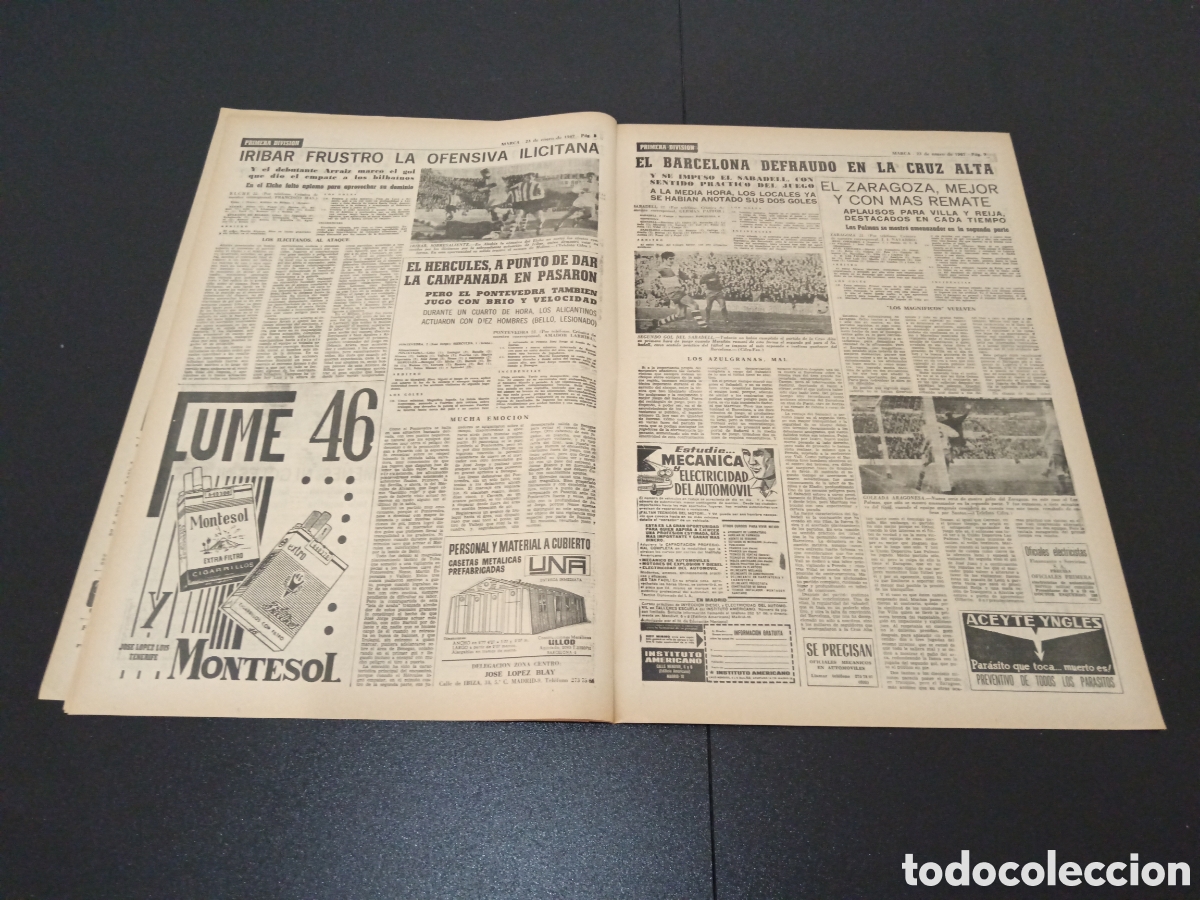 Coleccionismo deportivo: MARCA 23/01/1967 - Foto 5