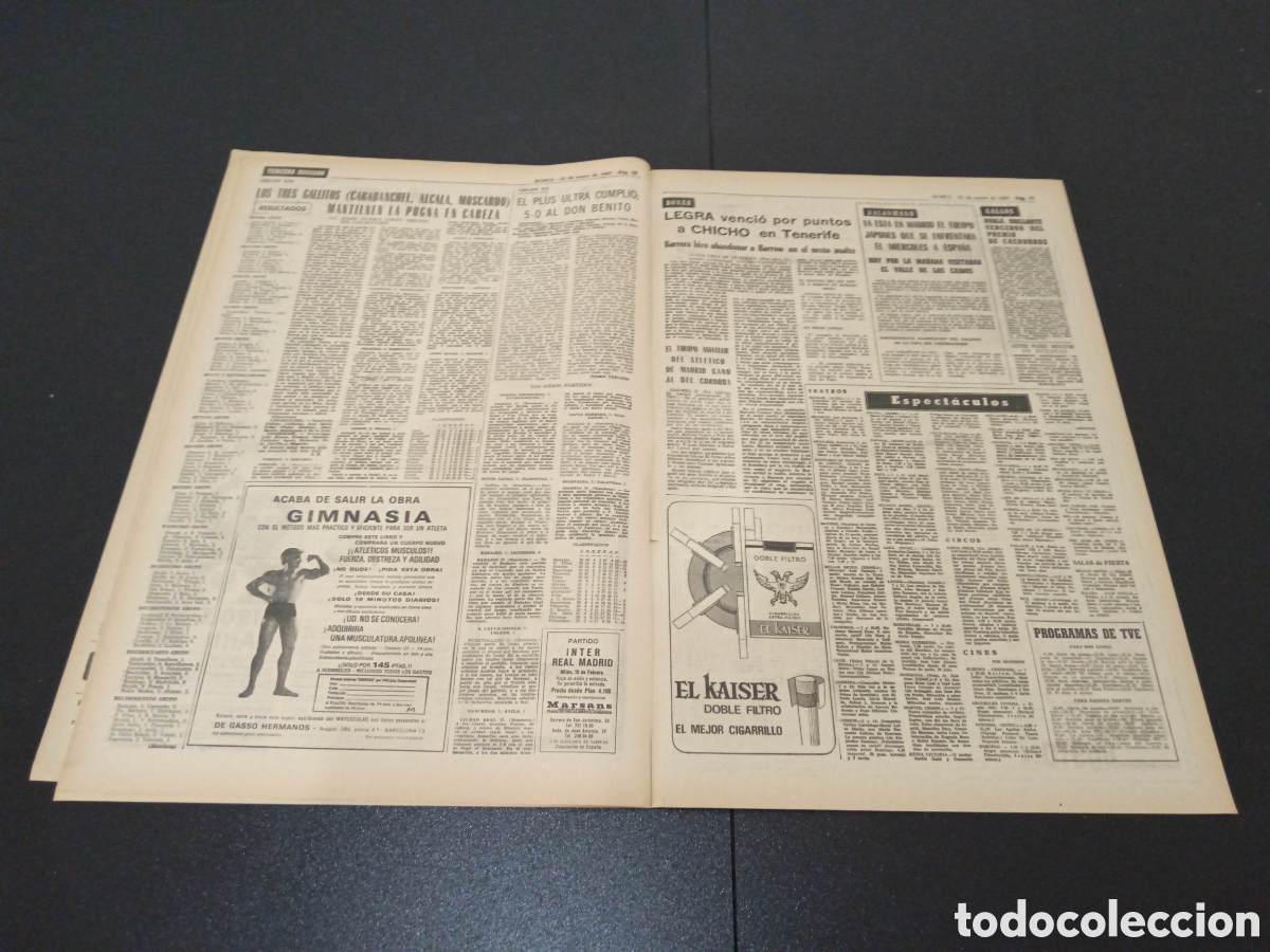 Coleccionismo deportivo: MARCA 23/01/1967 - Foto 7