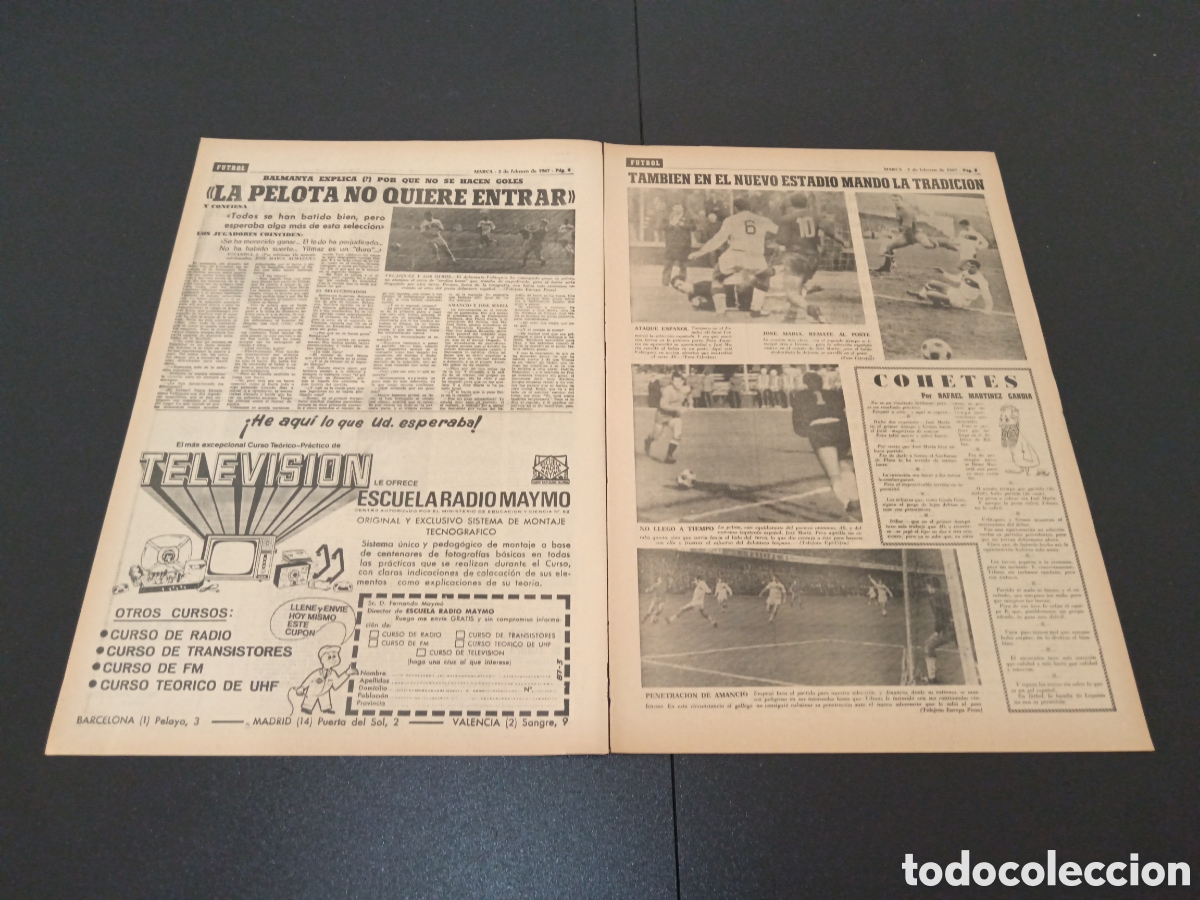 Coleccionismo deportivo: MARCA 02/02/1967 - Foto 3