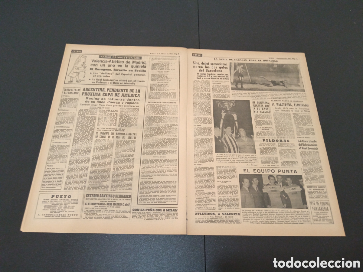Coleccionismo deportivo: MARCA 02/02/1967 - Foto 4