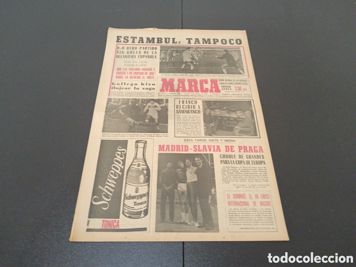 Coleccionismo deportivo: MARCA 02/02/1967 - Foto 1
