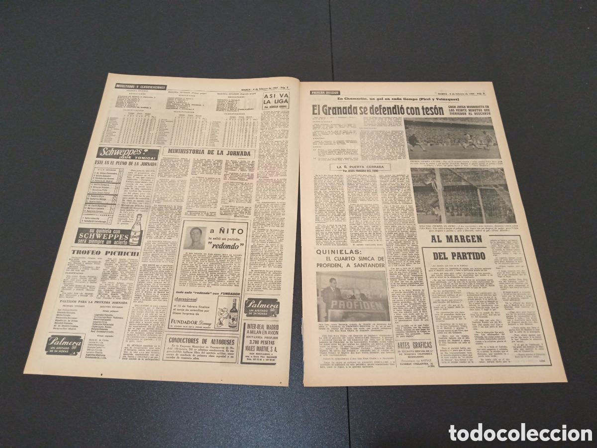 Coleccionismo deportivo: MARCA 06/02/1967 - Foto 2