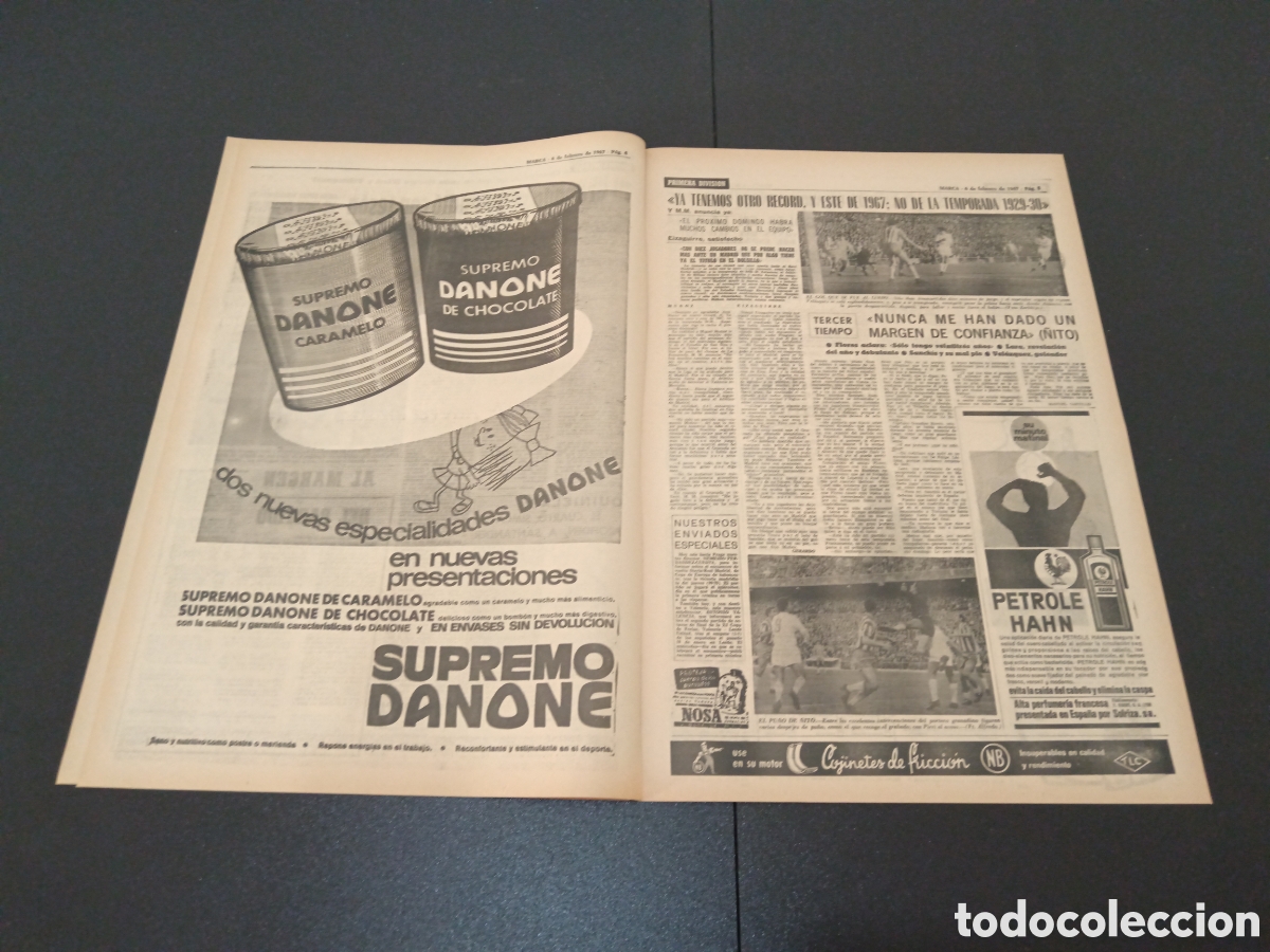Coleccionismo deportivo: MARCA 06/02/1967 - Foto 3