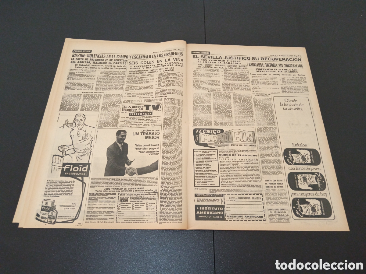 Coleccionismo deportivo: MARCA 06/02/1967 - Foto 4