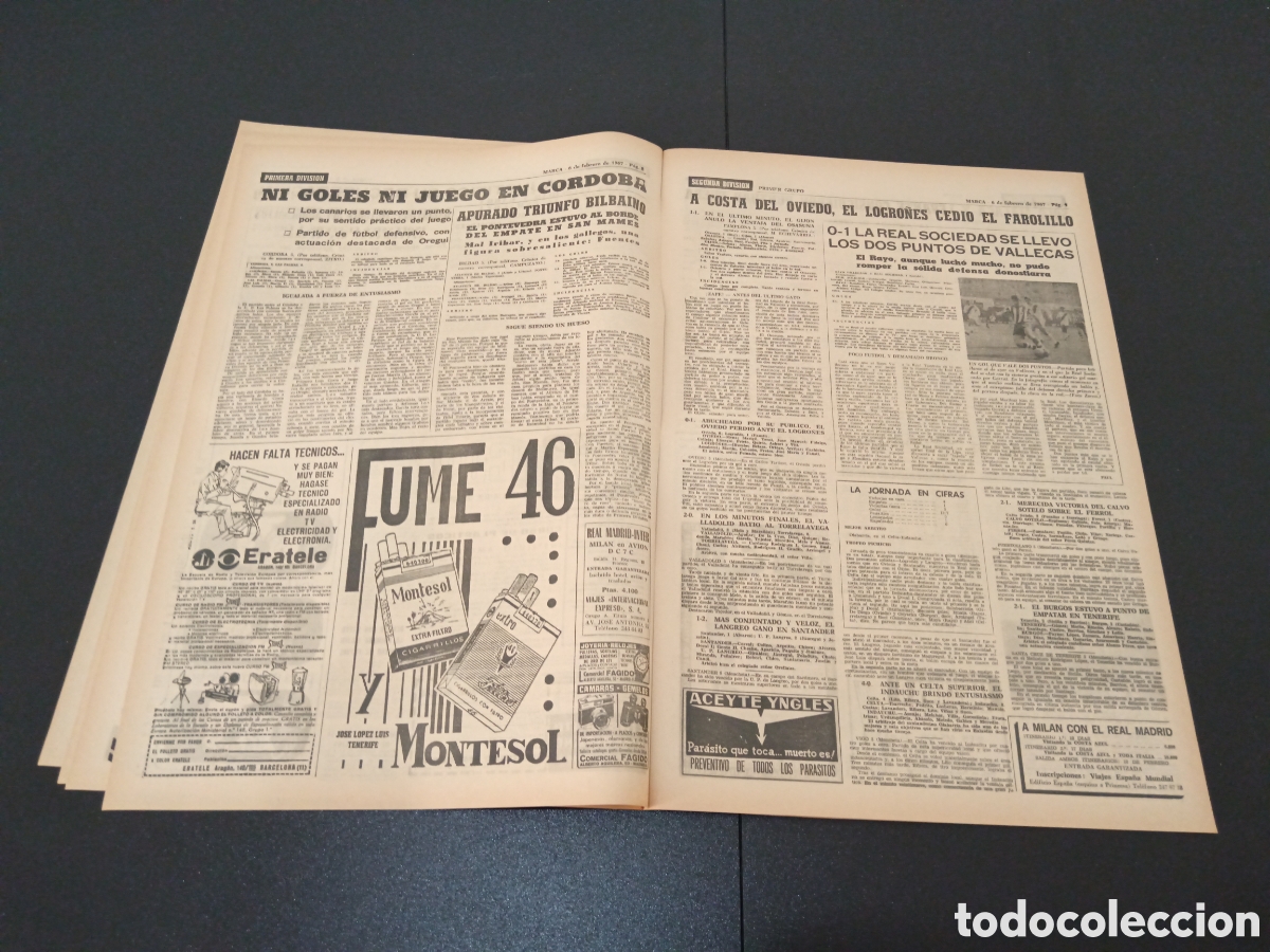 Coleccionismo deportivo: MARCA 06/02/1967 - Foto 5