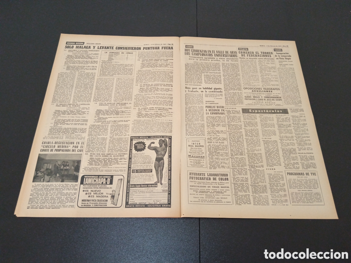 Coleccionismo deportivo: MARCA 06/02/1967 - Foto 6