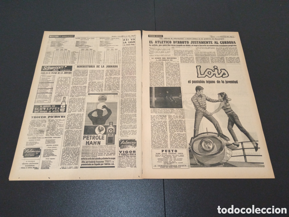 Coleccionismo deportivo: MARCA 13/02/1967 - Foto 2