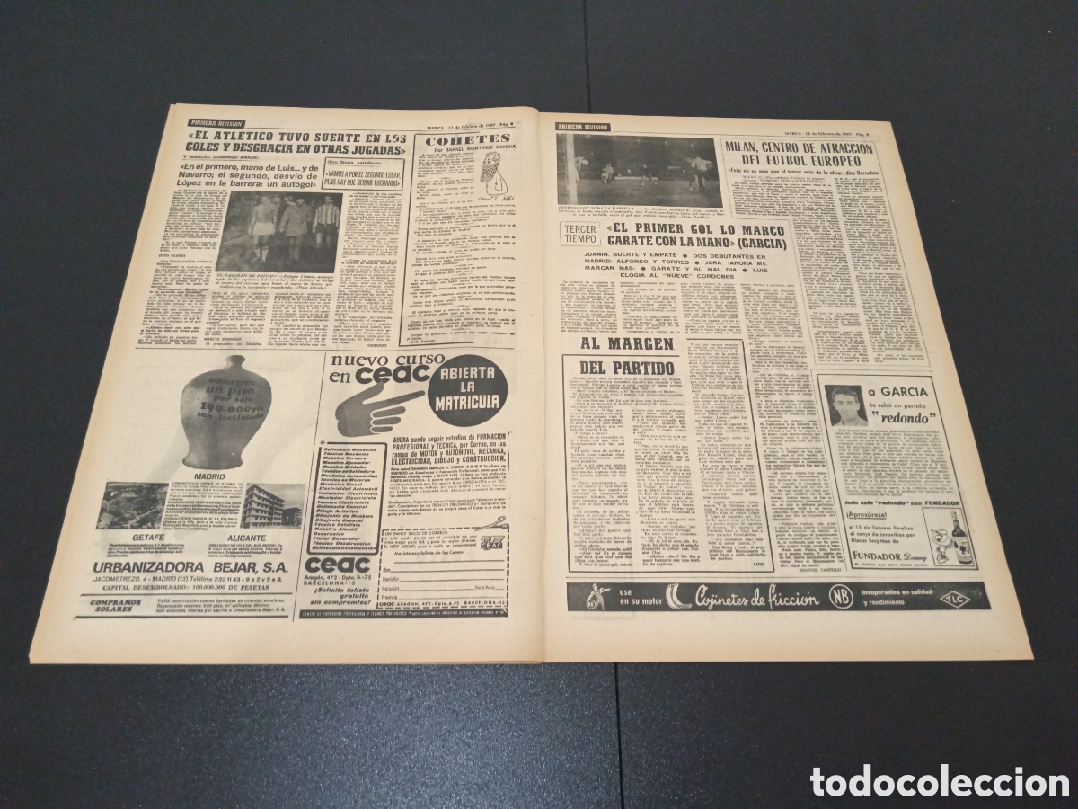 Coleccionismo deportivo: MARCA 13/02/1967 - Foto 3